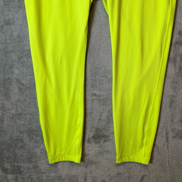 Lululemon Sz 14 Wunder Under High-Rise Tight 25" Yellow Leggings Womens - Picture 3 of 8